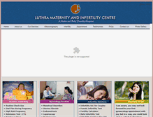 Tablet Screenshot of luthrahospitals.com